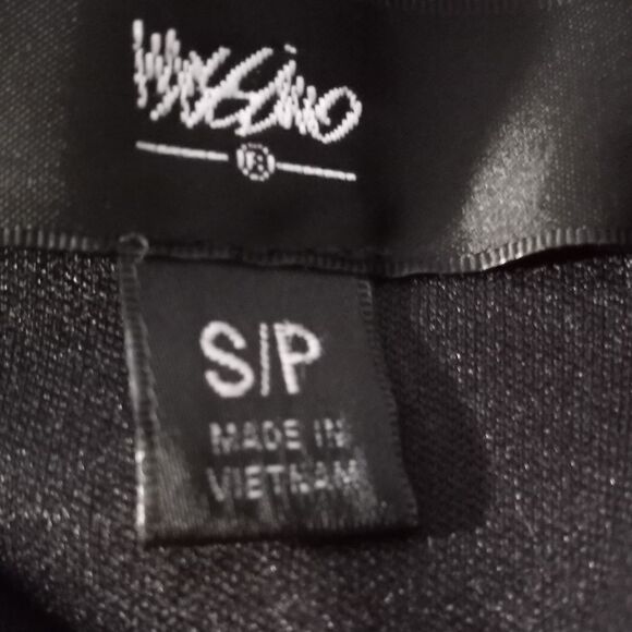 MOSSIMO CHARCOAL SHEER LINED HALTER MAXI DRESS SZ.S EUC - Picture 7 of 8